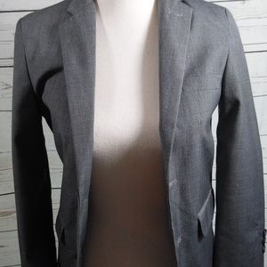 EUC CHAPS Gray Blazer Size 10